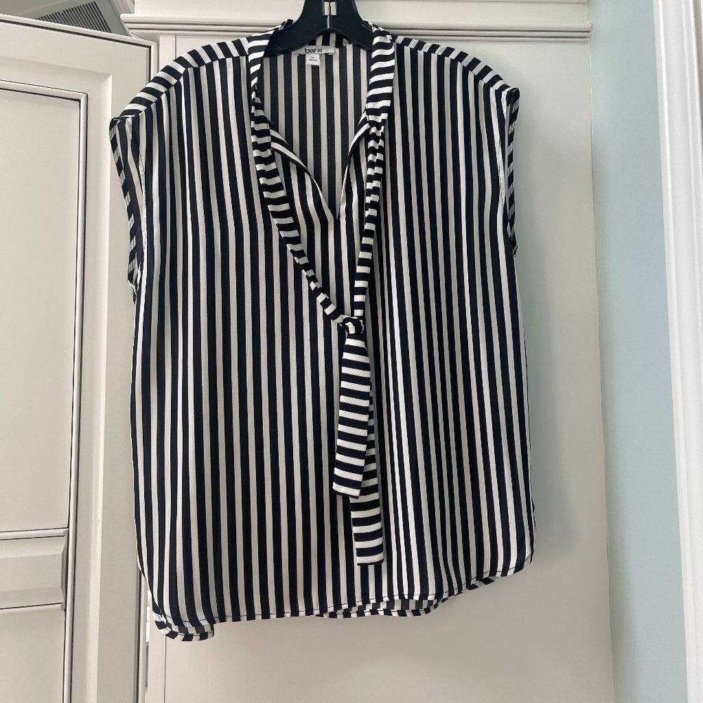 NWT Bar III Tie Neck Blouse, never worn